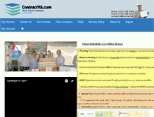 Tablet Screenshot of contractva.com